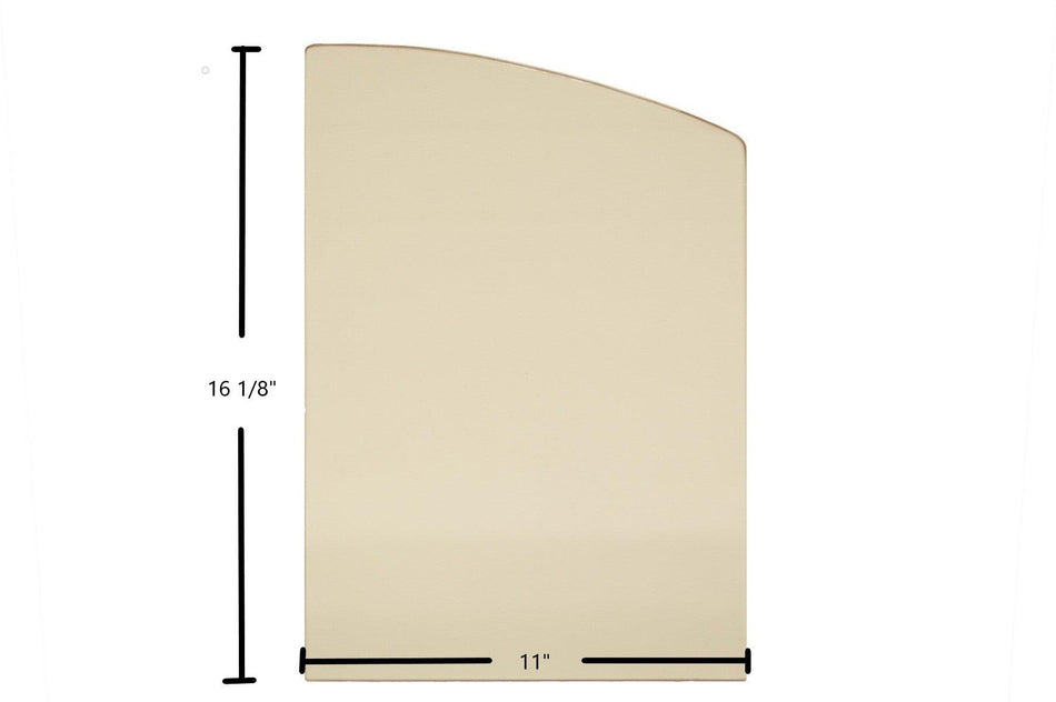Kozy Heat 231-CC / 231-ZC Ceramic Glass Panel – 11" x 16 1/8" (Part #150-375) - Total Hearth