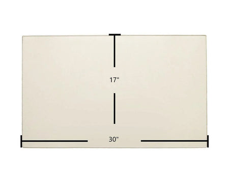 Kozy Heat 740 DV / 936 / 961 Ceramic Glass Panel – 30" x 17" - Total Hearth