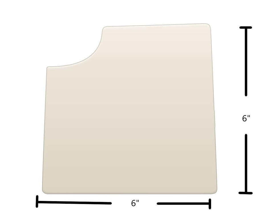 Lilly Double Door Ceramic Glass Panel – 6" x 6" - Total Hearth