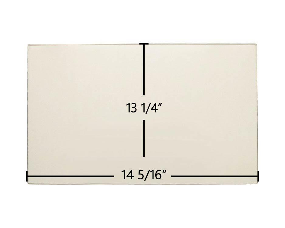 Lopi Yankee Bay Center Ceramic Glass Panel – 14 5/16" x 13 1/4" (Part #91002004) - Total Hearth