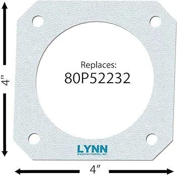 Lynn Manufacturing Replacement St Croix Pellet Stove Exhaust Gasket 80P52232 & Enviro 50-1448, (2102J) - Woodstove Fireplace Glass