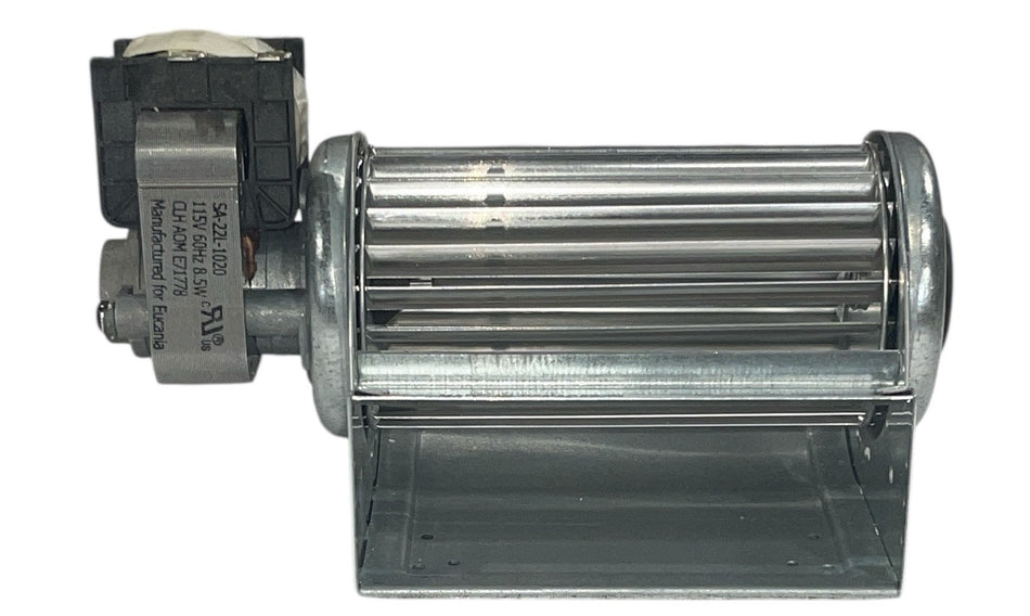Fireplace Crossflow Blower – GF 120.65-LT (8.32" Crossflow with 65mm Wheel, Left-Top Motor) - Total Hearth