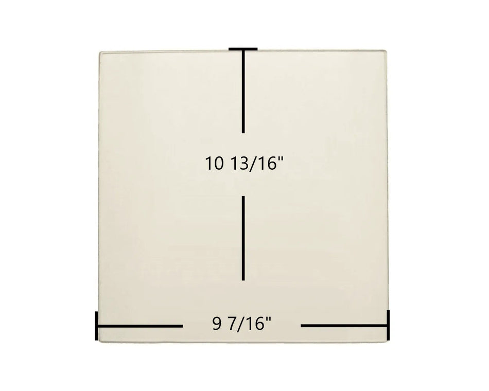 Morso Badger 3112 / 3142 Ceramic Glass Panel – 9 7/16" x 10 13/16" (Part #79310000) - Total Hearth