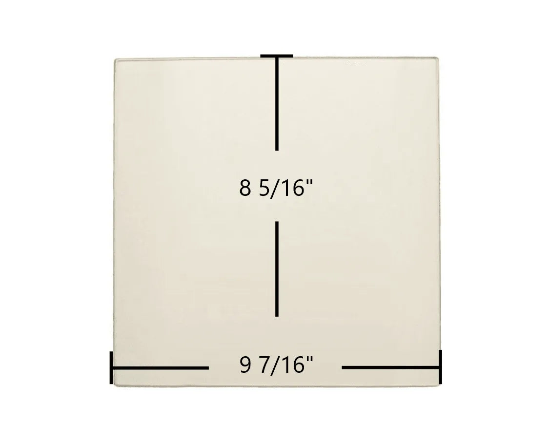 Morso Squirrel & Swift 1000 Ceramic Glass Panel – 9 7/16" x 8 5/16" (Part #790724) - Total Hearth