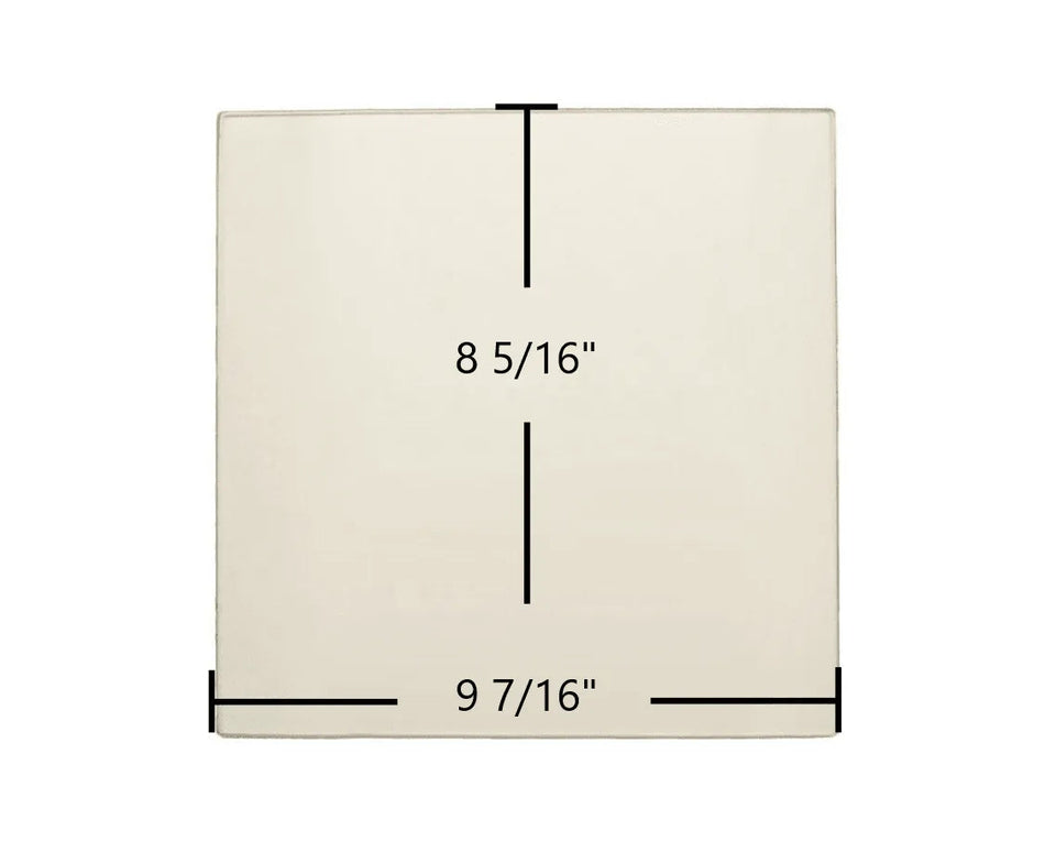 Morso Squirrel & Swift 1000 Ceramic Glass Panel – 9 7/16" x 8 5/16" (Part #790724) - Total Hearth