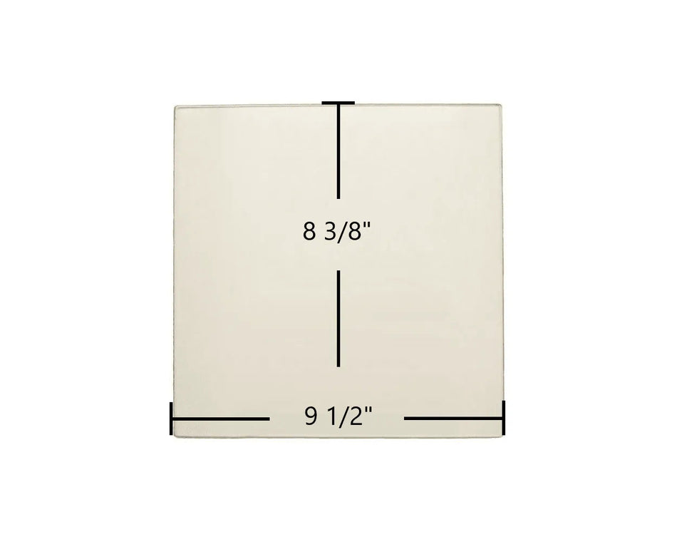 Morso Squirrel 1412 / Squirrel Convector Ceramic Glass Panel – 9 1/2" x 8 3/8" - Total Hearth