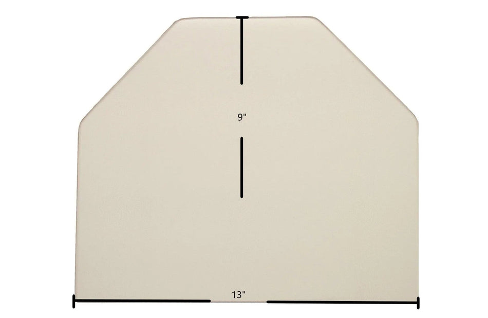 Omega Single Door Ceramic Glass Panel (13" x 9") – Replaces 7GOSD - Total Hearth