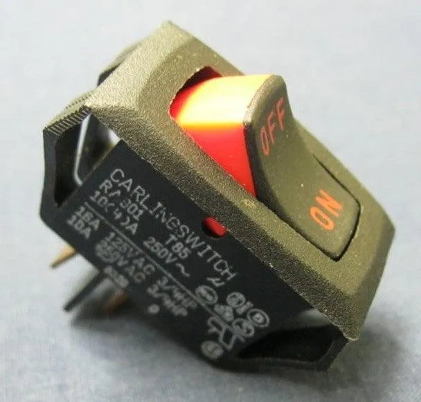 Carling On/Off Switch (RA911VB) - Woodstove Fireplace Glass