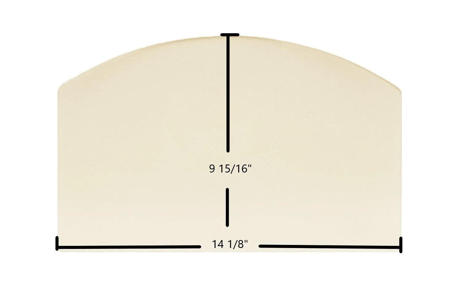 PelPro Arch Top Pellet PPC90 Ceramic Glass Panel (14 1/8" x 9 15/16") – Replaces SRV-7081-173 - Total Hearth