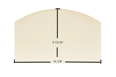 PelPro Arch Top Pellet PPC90 Ceramic Glass Panel (14 1/8" x 9 15/16") – Replaces SRV-7081-173 - Total Hearth