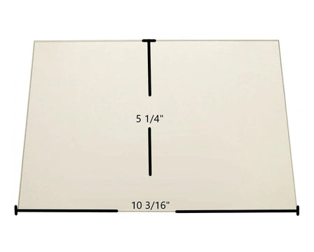 Quadra-Fire 1000 Pellet Glass - Woodstove Fireplace Glass