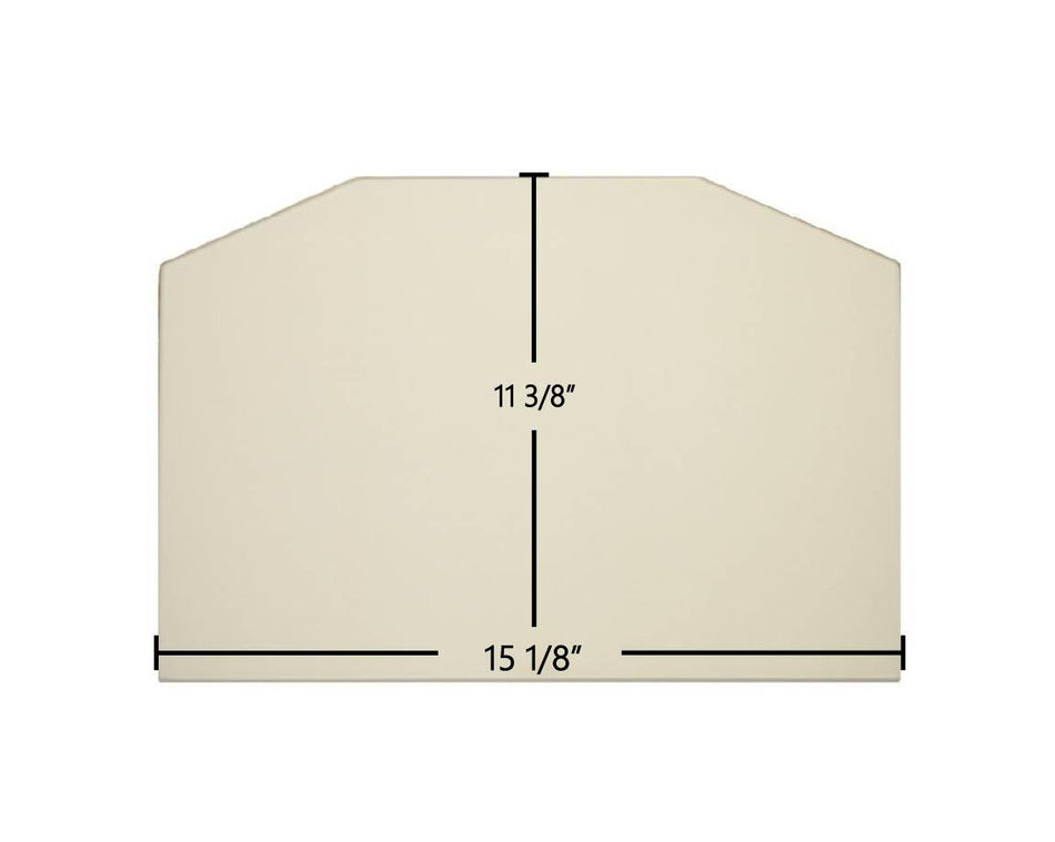 RSF Mariah DV 15 1/8" x 11 3/8" Ceramic Glass Panel – High-Temperature Replacement - Total Hearth