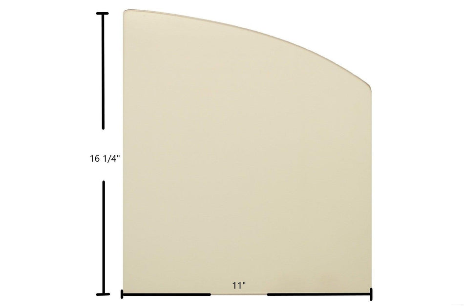 RSF Opel 11" x 16 1/4" Ceramic Glass Panel – High-Temperature Replacement - Total Hearth