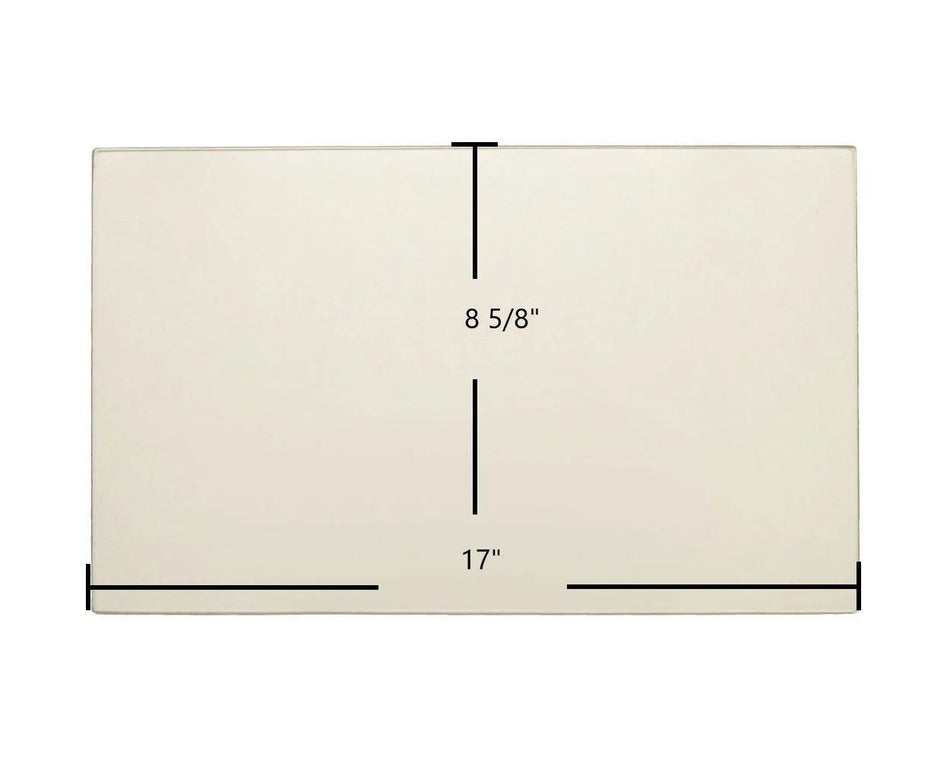 Saey Hannover II Glass Panel (3385) – 17" x 8 5/8" High-Temperature Ceramic Replacement - Total Hearth