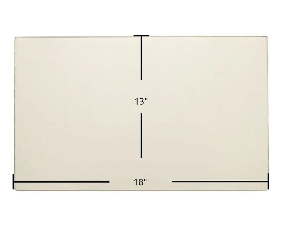 Shenandoah Large Single Door Glass Panel – 18" x 13" High-Temperature Ceramic Replacement - Total Hearth