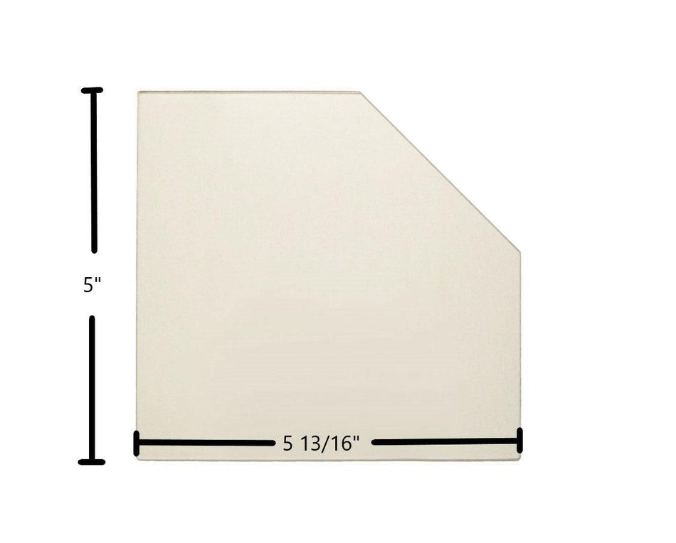 Vermont Castings Resolute I (042) & Resolute II (043) Glass – 5 13/16" x 5" (Part #140-1136) - Total Hearth