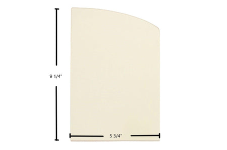 Vermont Castings Intrepid II Glass – 5 3/4" x 9 1/4" (Left: Part #140-1156 / Right: Part #140-1157) - Total Hearth