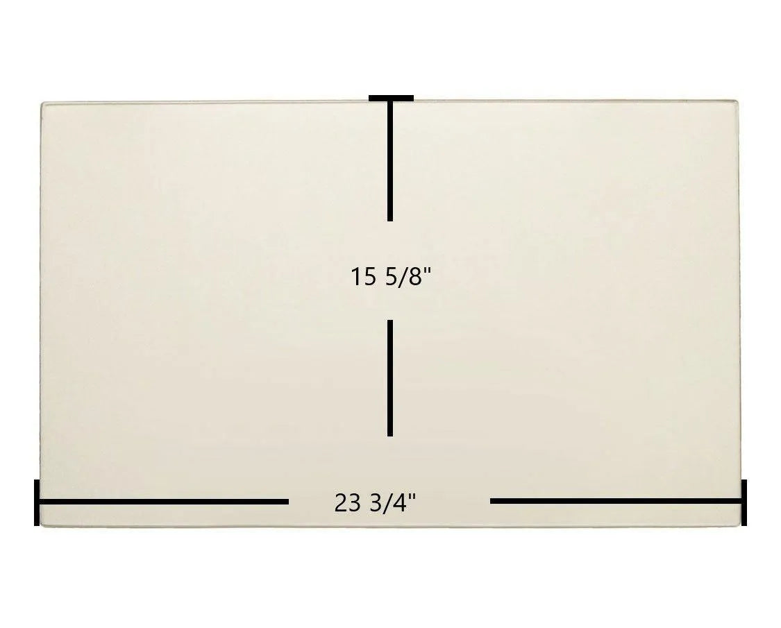Vermont Castings Radiance Gas Stove Ceramic Glass Panel (23 3/4" x 15 5/8") | OEM High-Temp Replacement | Part #1601290A - Total Hearth