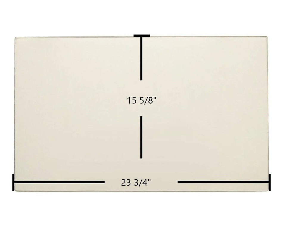 Vermont Castings Radiance Gas Stove Ceramic Glass Panel (23 3/4" x 15 5/8") | OEM High-Temp Replacement | Part #1601290A - Total Hearth