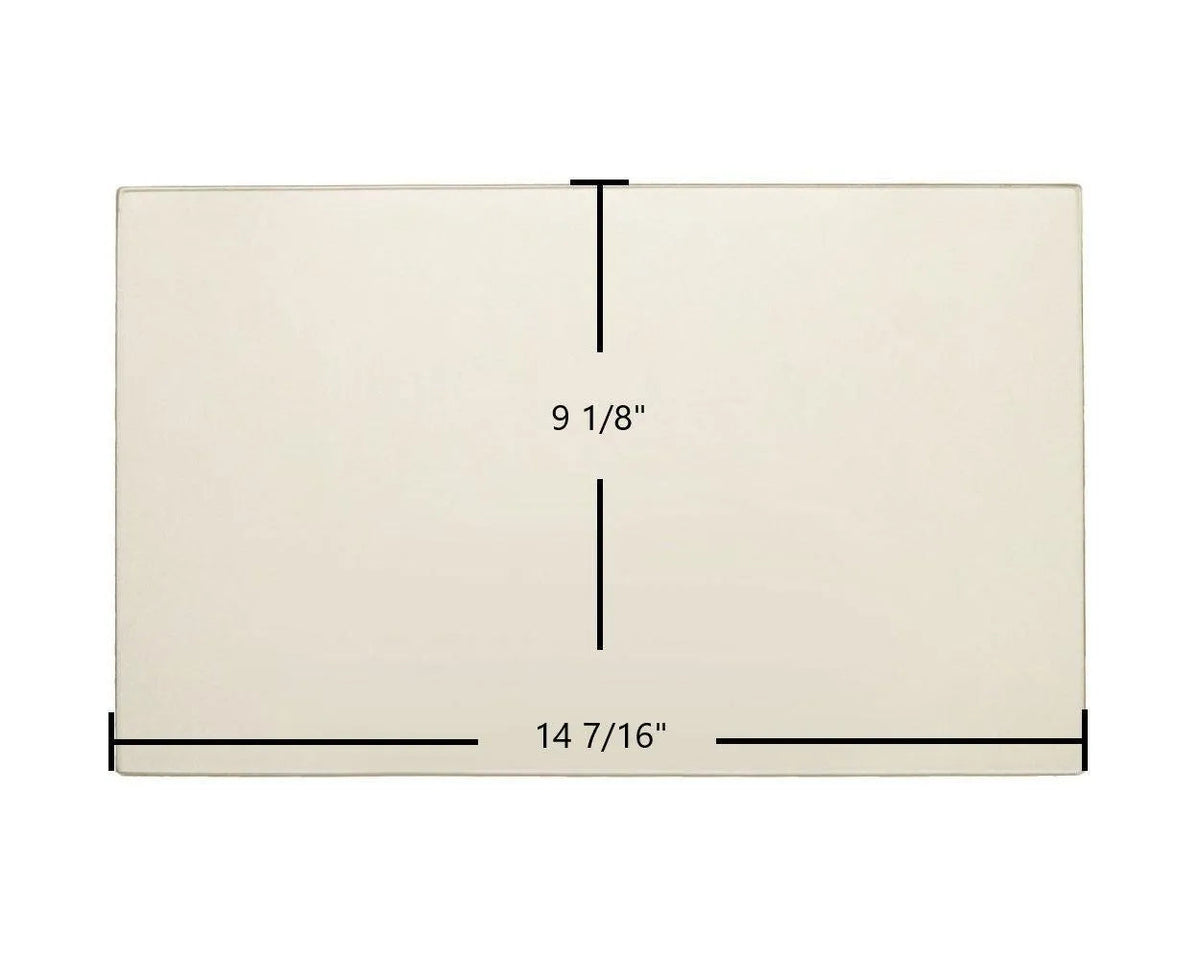 Vogelzang Colonial TR004 Glass Panel (14 7/16" x 9 1/8") | OEM High-Temp Replacement | Part #04-27 - Total Hearth