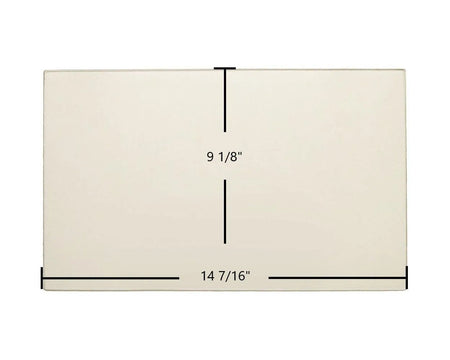 Vogelzang Colonial TR004 Glass Panel (14 7/16" x 9 1/8") | OEM High-Temp Replacement | Part #04-27 - Total Hearth