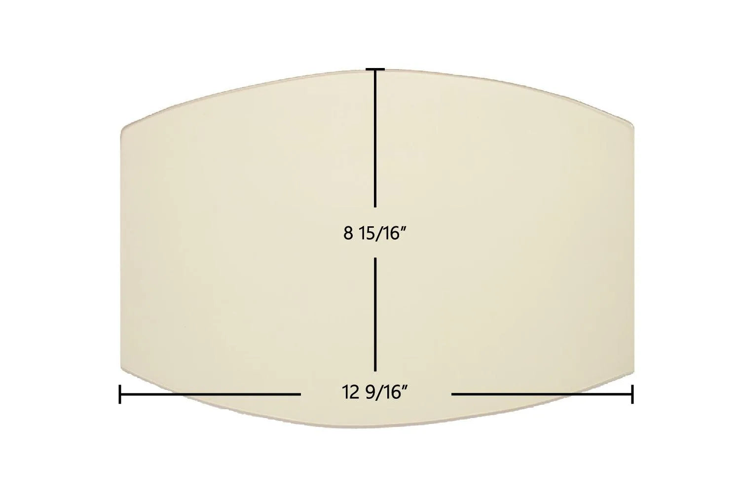 American Energy Magnum Baby, Essex, T40, Winchester Glass – 12 9/16" x 8 15/16" Arched (Part #RP2089) - Total Hearth