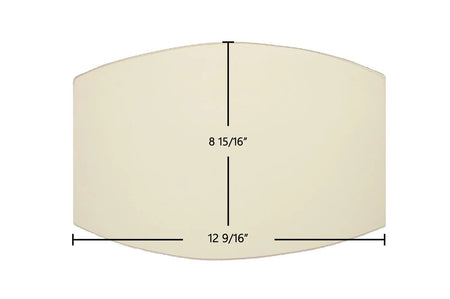 American Energy Magnum Baby, Essex, T40, Winchester Glass – 12 9/16" x 8 15/16" Arched (Part #RP2089) - Total Hearth