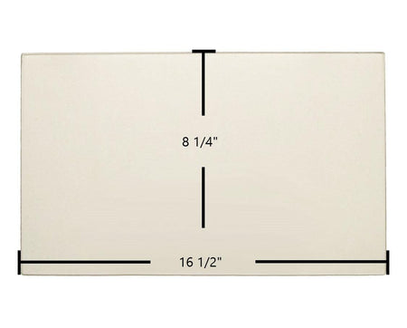 US Stove American Harvest Pellet 6033, 6035, 6037 Ceramic Glass Panel (891075) – 16 1/2" x 8 1/4" - Total Hearth