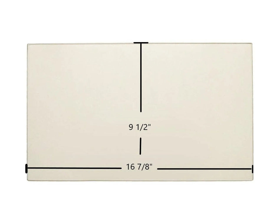 Ashley AFS241 Door Glass Replacement – 16 7/8" x 9 1/2" Ceramic Panel (053350) - Total Hearth
