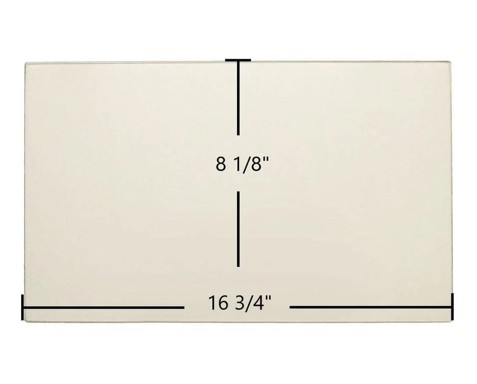 Ashley AHI1 Door Glass Replacement – 16 3/4" x 8 1/8" Ceramic Panel (AHI1) - Total Hearth