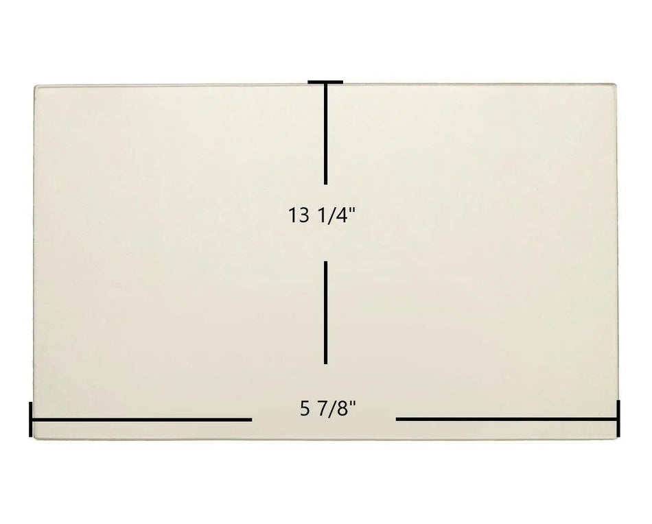 Avalon Astoria Pellet Side Door Glass Replacement – 5 7/8" x 13 1/4" High-Temperature Ceramic Glass Panel (901-02005) - Total Hearth