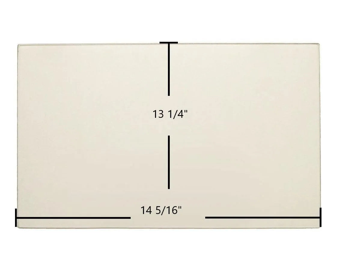 Avalon Astoria Pellet Front Door Glass Replacement – 14 5/16" x 13 1/4" High-Temperature Ceramic Glass Panel (901-02004) - Total Hearth