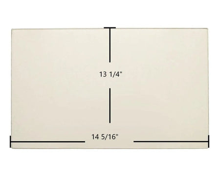 Avalon Astoria Pellet Front Door Glass Replacement – 14 5/16" x 13 1/4" High-Temperature Ceramic Glass Panel (901-02004) - Total Hearth