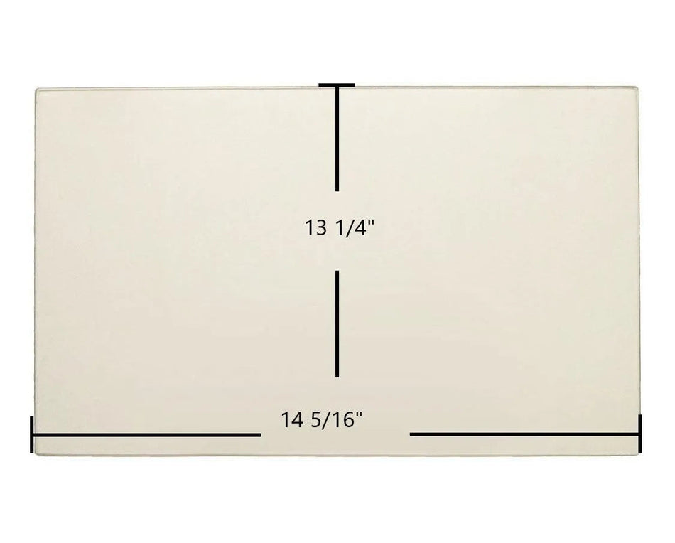 Avalon Astoria Pellet Front Door Glass Replacement – 14 5/16" x 13 1/4" High-Temperature Ceramic Glass Panel (901-02004) - Total Hearth