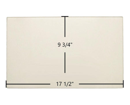 Avalon Avanti Front Door Glass Replacement – 17 1/2" x 9 3/4" High-Temperature Ceramic Glass Panel (930-05080) - Total Hearth