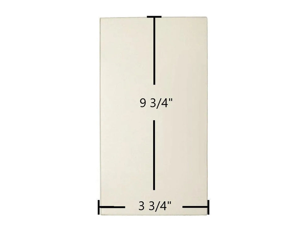 Avalon Avanti Side Door Glass Replacement – 9 3/4" x 3 3/4" High-Temperature Ceramic Glass Panel (930-05081) - Total Hearth