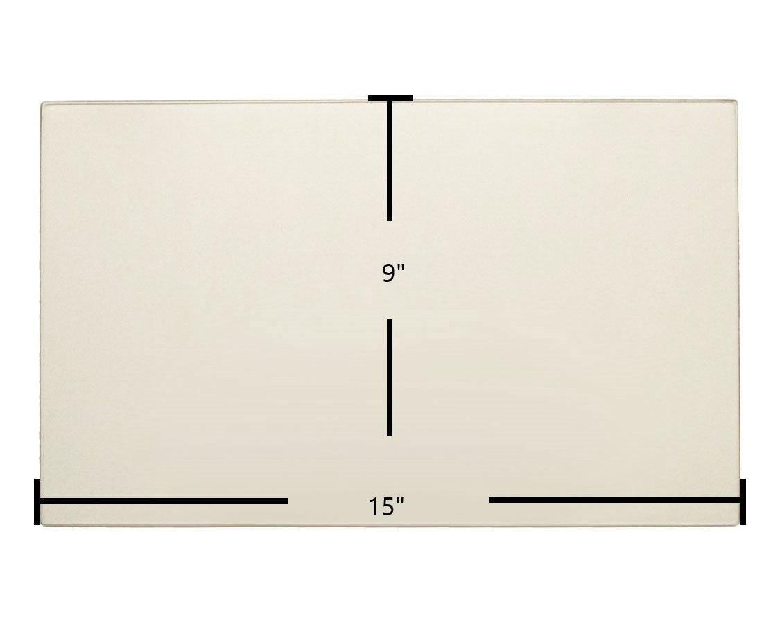 Blaze King Chinook 20, CK20, Sirocco 20, SC20 Door Glass Replacement – 9" x 15" High-Temperature Ceramic Glass Panel (130.0241 / s.z0241) - Total Hearth