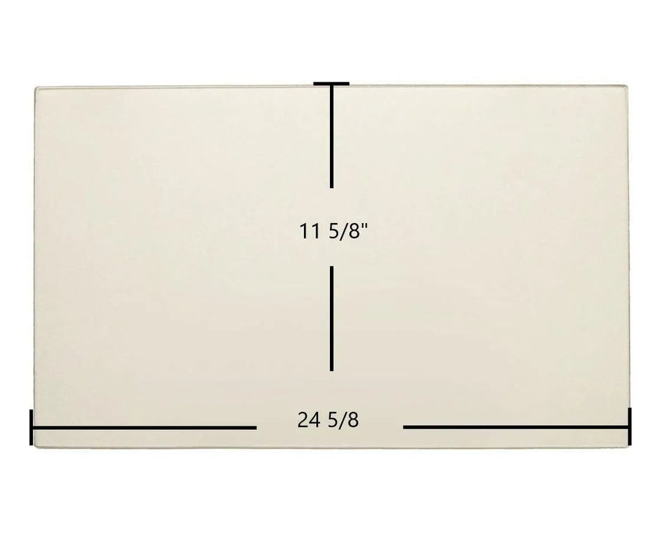Blaze King Ashford 25 Door Glass Replacement – 24 5/8" x 11 5/8" High-Temperature Ceramic Glass Panel (130-070 / s.z0270) - Total Hearth