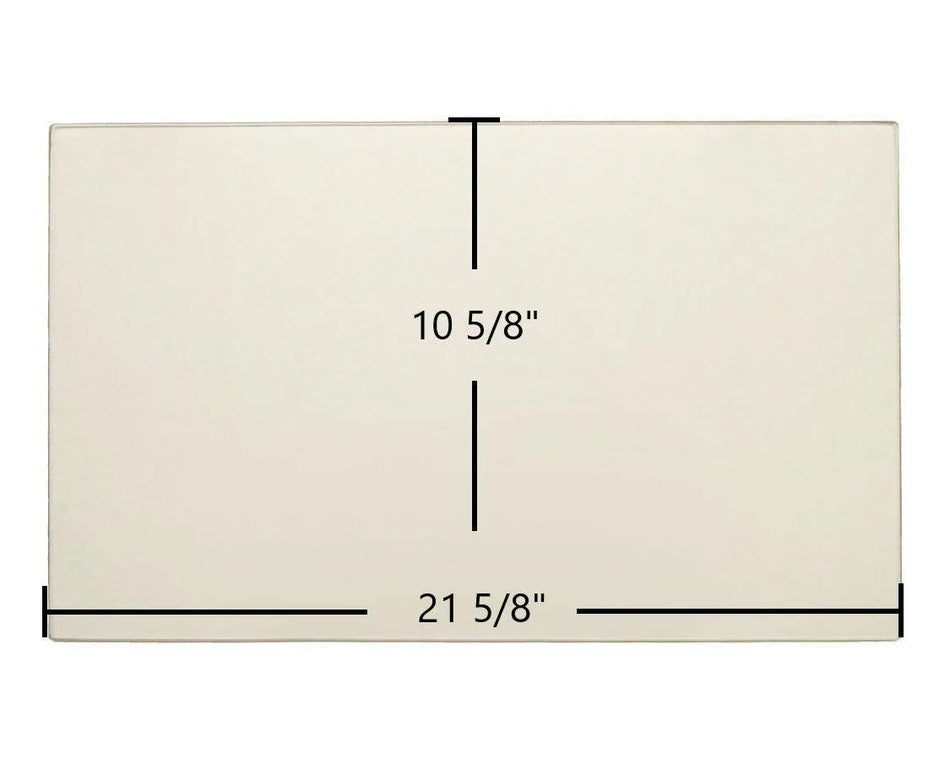 Blaze King Briarwood BRII/90 Door Glass Replacement – 21 5/8" x 10 5/8" High-Temperature Ceramic Glass Panel (730) - Total Hearth
