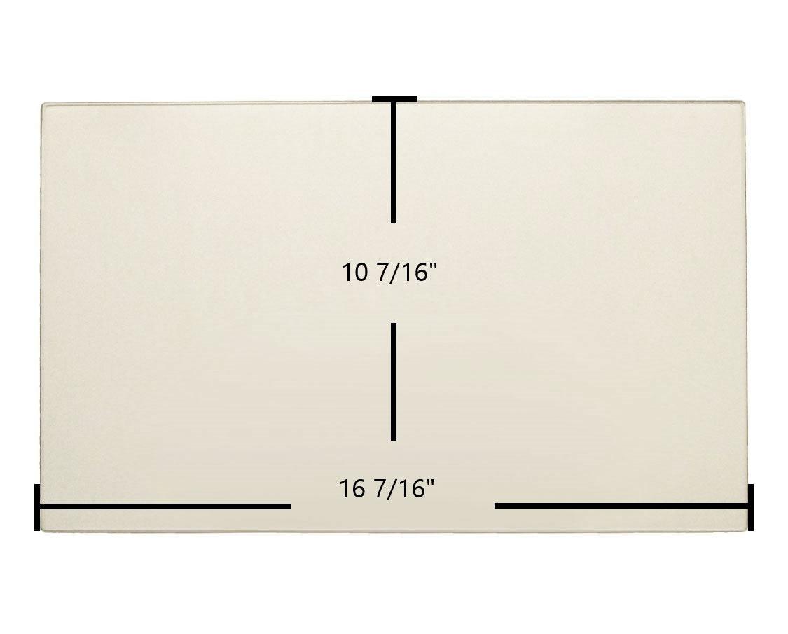 Blaze King Classic, King, KE1102, KE1107 Door Glass Replacement – 16 7/16" x 10 7/16" High-Temperature Ceramic Glass Panel (0250-7GBKK / s.z7014) - Total Hearth