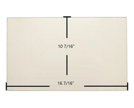 Blaze King Classic, King, KE1102, KE1107 Door Glass Replacement – 16 7/16" x 10 7/16" High-Temperature Ceramic Glass Panel (0250-7GBKK / s.z7014) - Total Hearth