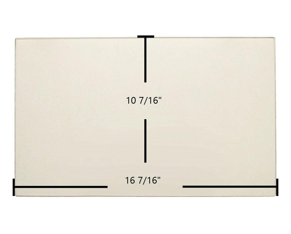 Blaze King Classic, King, KE1102, KE1107 Door Glass Replacement – 16 7/16" x 10 7/16" High-Temperature Ceramic Glass Panel (0250-7GBKK / s.z7014) - Total Hearth