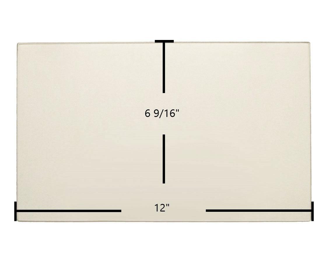 Craft 4426 Ceramic Glass Panel – 12" x 6 9/16" (Part #7C44260) - Total Hearth