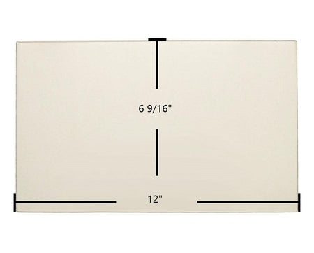 Craft 4426 Ceramic Glass Panel – 12" x 6 9/16" (Part #7C44260) - Total Hearth