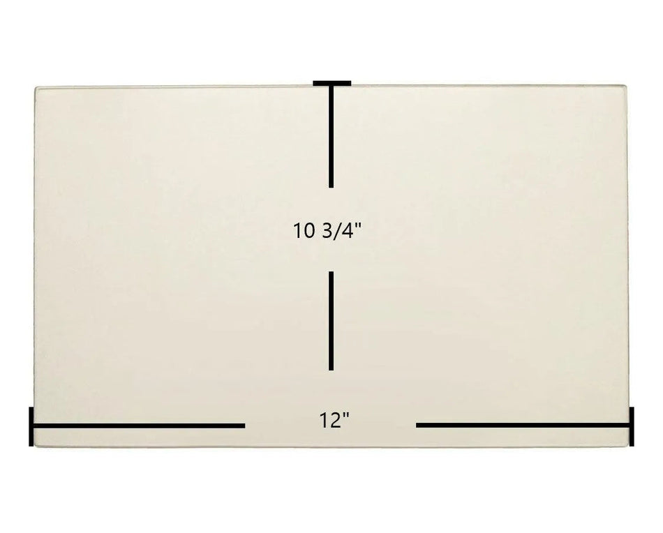 Breckwell P2700 Door Glass Replacement – 12" x 10 3/4" High-Temperature Ceramic Glass Panel (C-D-2700A) - Total Hearth