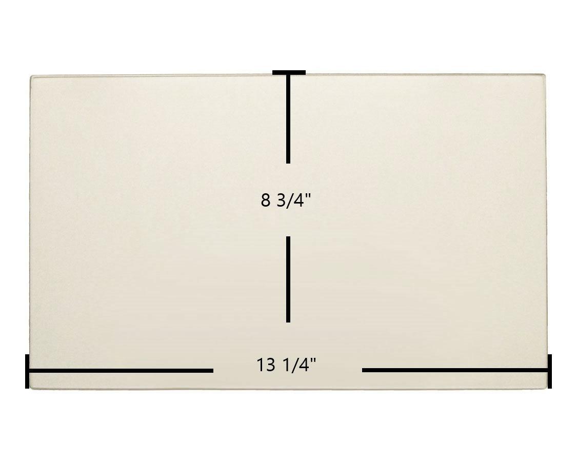 Ashley Door Glass Replacement – 13 1/4" x 8 3/4" Ceramic Panel (C-D-031) - Total Hearth