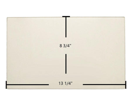 Ashley Door Glass Replacement – 13 1/4" x 8 3/4" Ceramic Panel (C-D-031) - Total Hearth