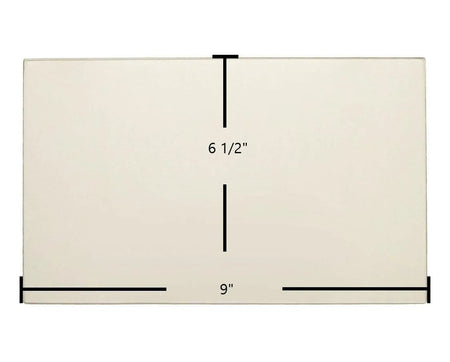 Buck Stove Models 26000-B, 27000-B, 28000 Door Glass Replacement – 9" x 6 1/2" High-Temperature Ceramic Glass Panel (PA500027) - Total Hearth