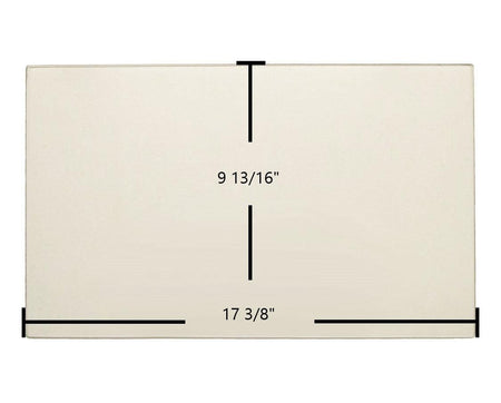 Buck Stove Little Buck 26000-C, 27000, 28000 Big Buck Door Glass Replacement – 17 3/8" x 9 13/16" High-Temperature Ceramic Glass Panel (PGRG6364) - Total Hearth