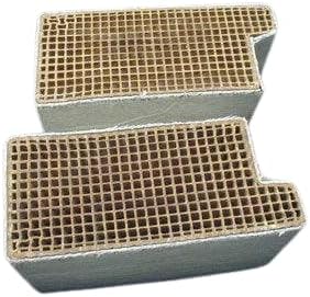 Catalytic Combustor – Condar CC-301 | Set of 2 | 25 Cell | 2.5" x 6.8" x 3" | Uncanned with Gasket | OEM Replacement - Total Hearth